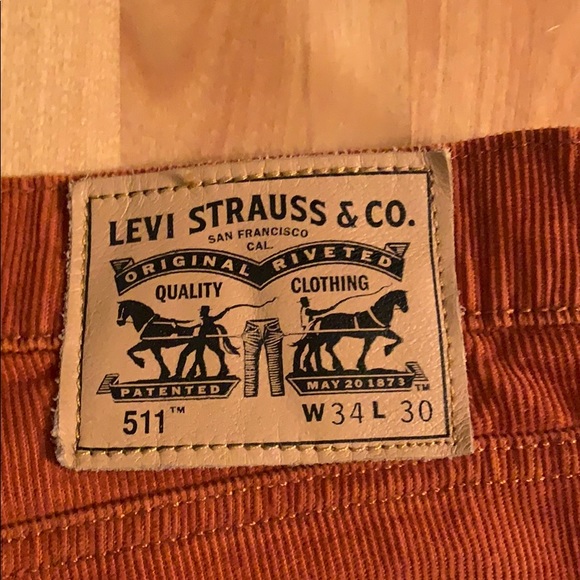 Men’s Levi’s cords size 34W 30L - Picture 4 of 5